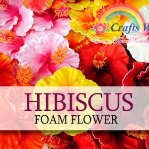 7 3d Foam Flowers Ideal for Foam Crafts, Fofuchas and More 