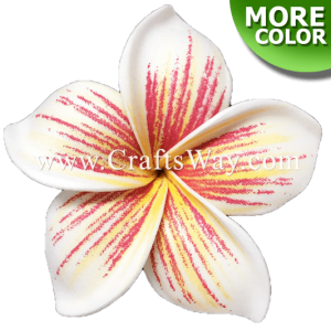 FSH176 Artificial Foam Plumeria Flowers (Type HI), available in size 4 inches and in 5 colors
