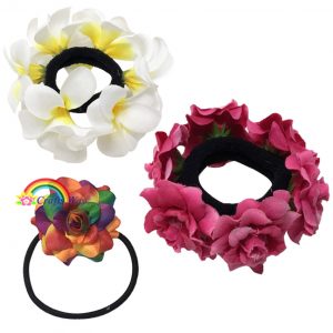 flower hair bun craftsway custom