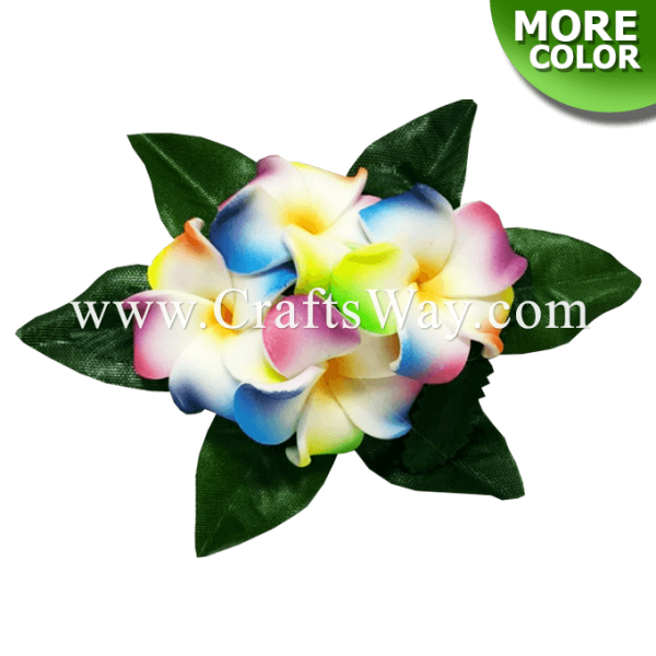 Foam Plumeria (A) Hair Clip Craftsway., LLC Artificial Flower