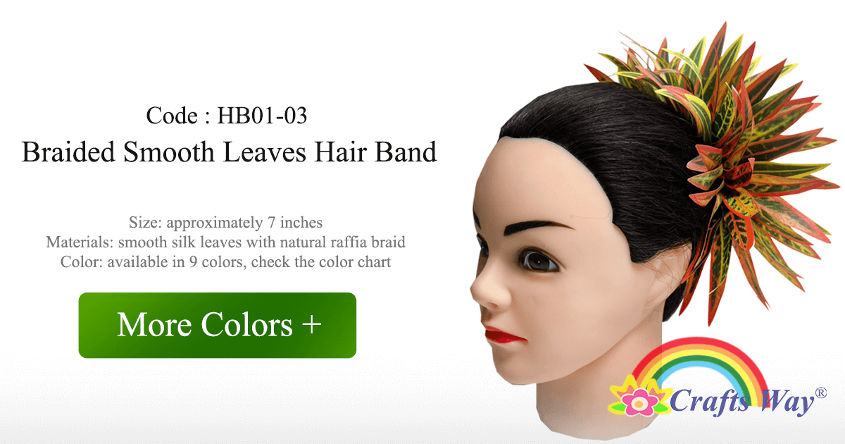 Braided Smooth Leaves Hair Band CraftsWay. LLC